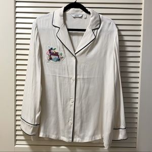 &other stories cream blouse